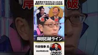 「自民党がガタガタになったのは、岸破のせい（岸田前総理と石破総理）」今日も竹田恒泰氏の舌鋒が鋭すぎる【2025年8月10日】#shorts #政治#竹田恒泰#石破茂#岸田前総理#自民党#安倍晋三