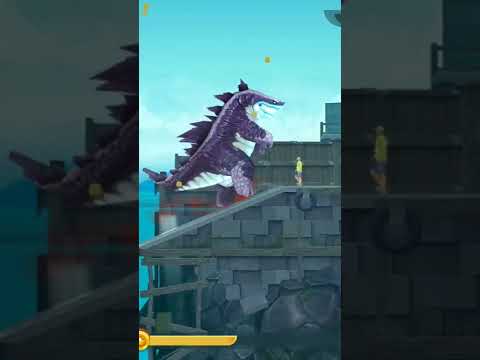 Sharkjira Attacking City | Hungry Shark Evolution