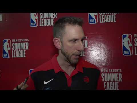 RAPTORS VS KNICKS | 2019 NBA SUMMER LEAGUE INTERVIEW | JON GOODWILLIE | NBA SOUND | 07.09.2019