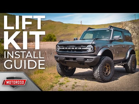 The ULTIMATE Bronco Lift Kit Install Guide // Fabtech 4″ Strut Spacer Lift Kit