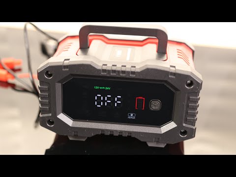 YONHAN 20 Amp Car Battery Charger, 12V/24V Smart Automatic Battery 7-Stage Charging