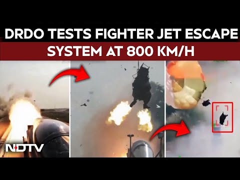 DRDO Tests Fighter Jet Escape System at 800 km/h