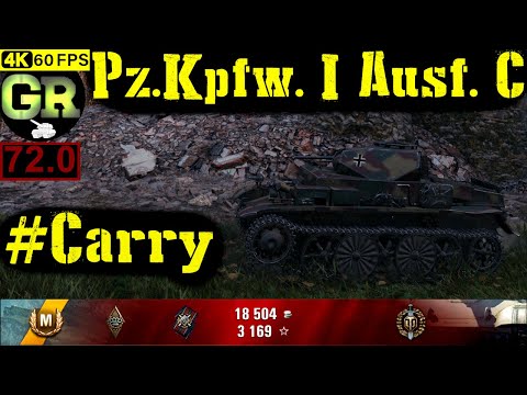 72_World of Tanks Pz.Kpfw. I Ausf. C WoT Replay - 10 Kills 1.2K DMG(Patch 1.5.0)