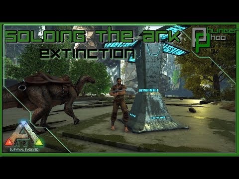 Soloing the Ark S4E190 - EXPLORING THE CITY - CORRUPTED DINOS AND ORGANIC POLYMER?