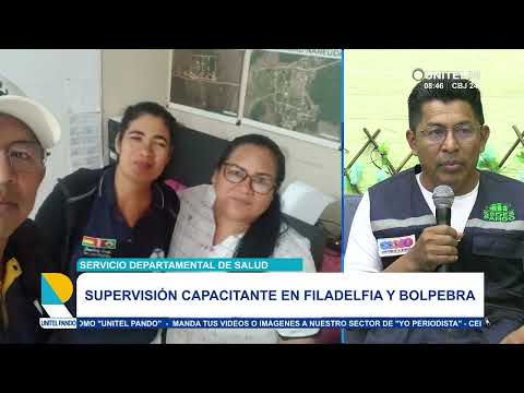 Supervisión capacitante realizada en los municipios de Filadelfia y Bolpebra.