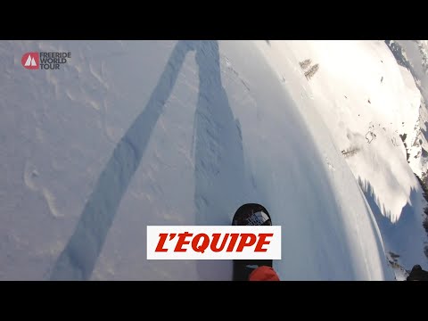 Le run gagnant de Marion Haerty en caméra embarquée à Fieberbrunn - Adrénaline - Snowboard freeride