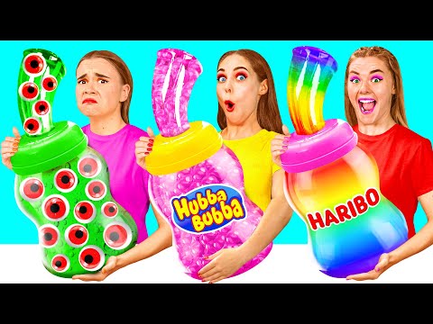 Frozen Honey Jelly Challenge | Funny Situations by BaRaFun Gold Challenge