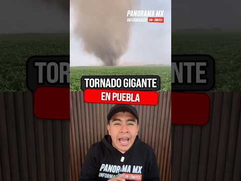 ¡Woow! 😱🌪️ Un impresionante tornado sorprendió en Puebla #impresionante #tornado #Puebla