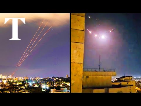 Iran attack: explosions heard as missiles seen over Israel