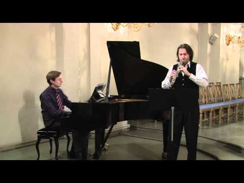 Alexander Klimentov Löfstrand and Mathias Kjellgren play Oboe concerto, movem. 2, by Mozart