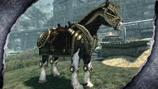 ▶Skyrim Remastered: Horses Wear Armor ♦️MOD SHOWCASE♦️ | Killerkev ✔️