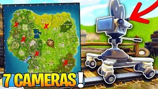 defi danser devant 7 cameras sur fortnite battle royale - fortnite battle royale defi