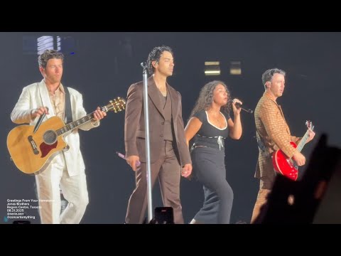 Jonas Brothers and Alessia Cara - "SCARS TO YOUR BEAUTIFUL" in Toronto