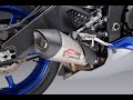 Yoshimura AT2 Street Slip On SS Exhaust Pipe Works Yamaha YZF R6