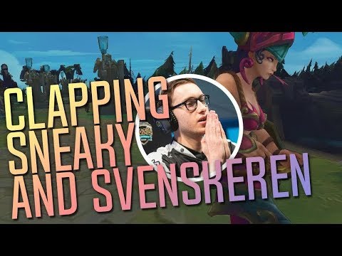 Clapping Sven & Sneaky in KOREA! - TSM Bjergsen KR Solo Queue - Highlights