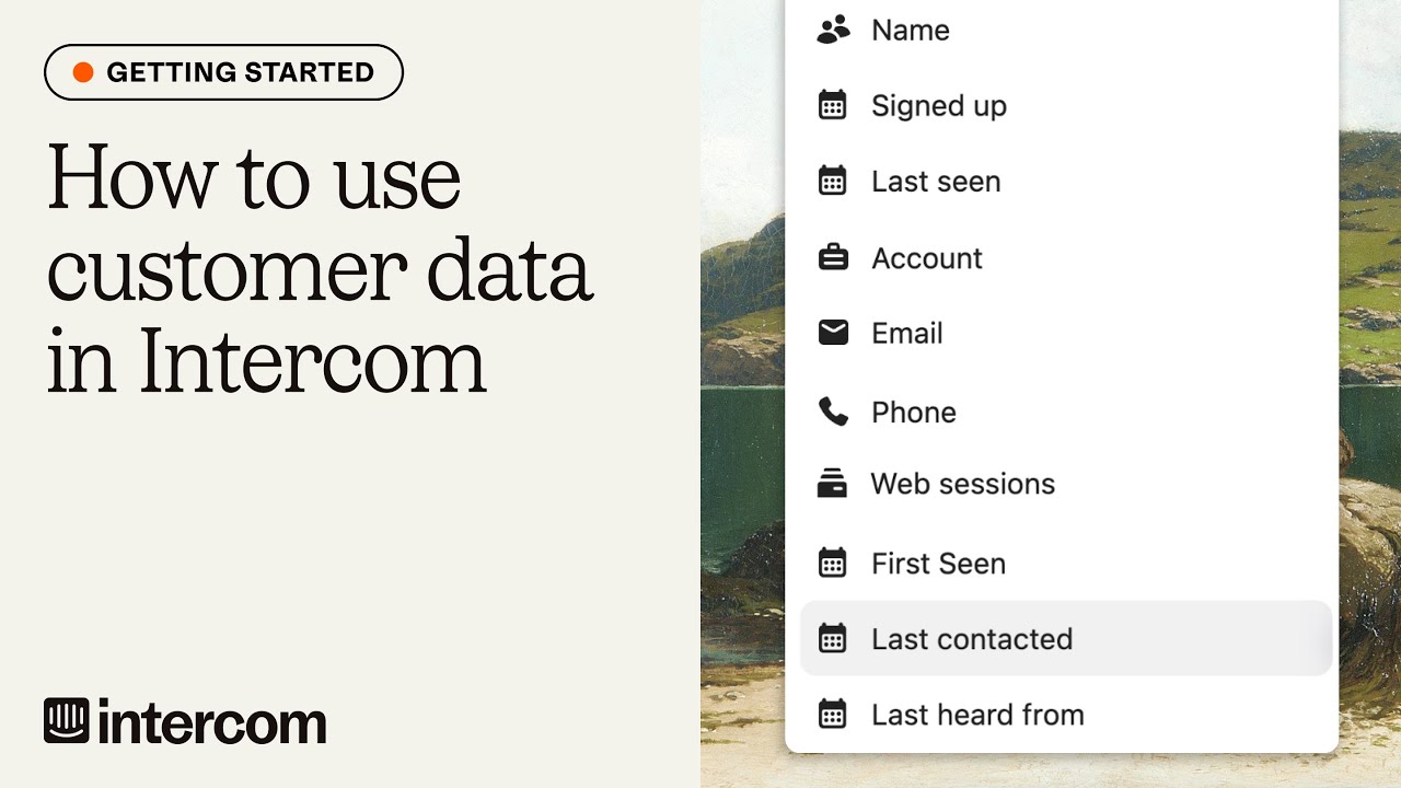 How to use customer data in Intercom