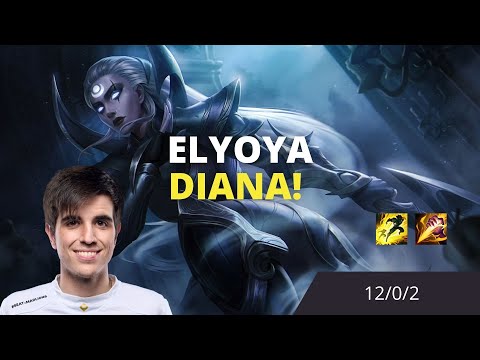 ELYOYA PLAYS DIANA JUNGLE 12/0/2 | PRO PLAYER REPLAY