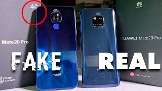 Huawei Mate 20 Pro FAKE vs REAL (Español)