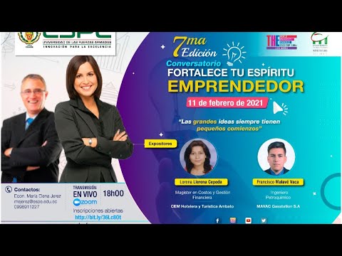 , title : 'Fortalece tu espíritu emprendedor - Séptima Edición ESPE Sede Latacunga'