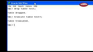 Learn Oracle | How to Drop and Truncate a Table using SQL