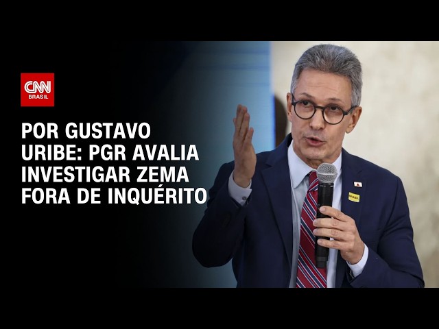 PGR avalia denunciar Zema por difamação fora de inquérito das fake news | BASTIDORES CNN