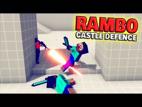 Rambo : Castle Defense Survival vs Every Faction #2 - TABS Unit Creator GAMEPLAY