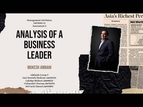 Management Attributes (MCR003 A) Assessment 03 Presentation