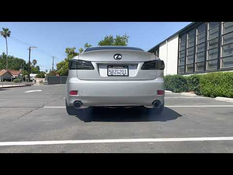 Best sounding exhaust setup for your Lexus is350!! F-Sport Axleback with Invidia Midpipe!!