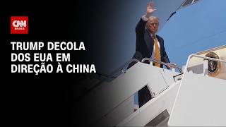 Vídeo: Trump embarca em direção à China para se encontrar com Xi Jinping | CNN 360°