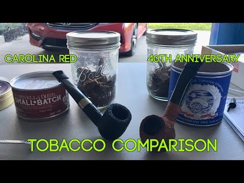 Tobacco Comparison - C&D Carolina Red / McClelland 40th Anniversary
