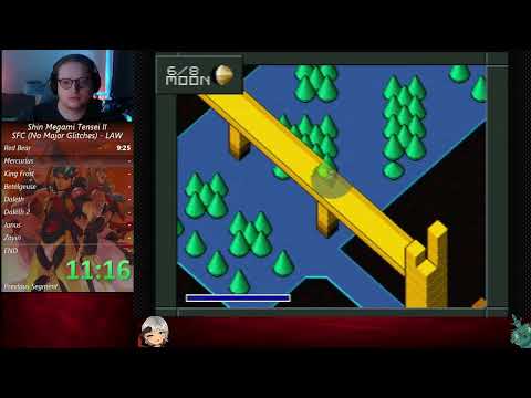 Shin Megami Tensei II (SFC) No Major Glitches Speedrun 4:39:25 RTA (真・女神転生II)