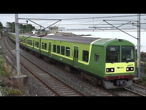 Irish Rail 8500 Class Dart Train number 8607 - Monkstown, Dublin