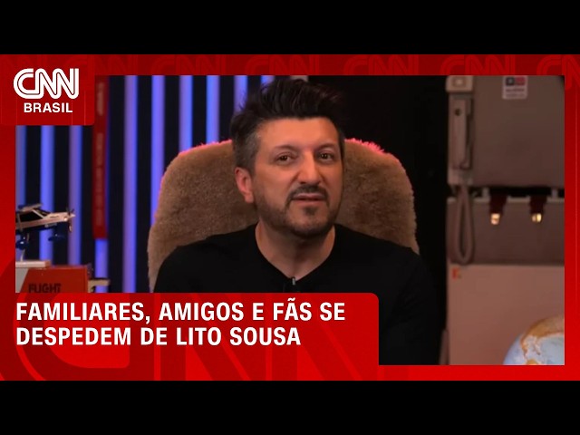 Amigos, familiares e fãs se despedem de Lito Sousa, em São Paulo | CNN PRIME TIME
