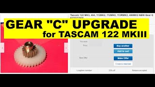 Video thumbnail for TASCAM 122 MKIII: Gear C Upgrade by Hammy Technoid
