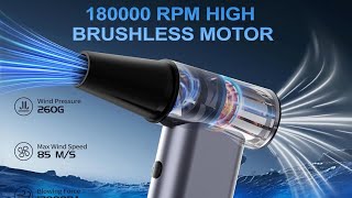 Best Portable 180000RPM Electric Vacuum and Blower Brushless Motor EPIC POWER ⚡️ 