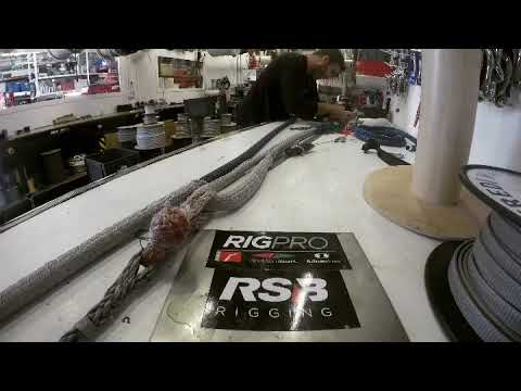 Building Running Rigging for Sailing Yacht Liara at RSB Rigging
