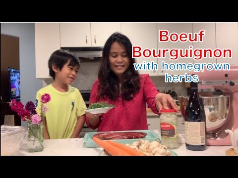 How To Make Boeuf Bourguignon with Homegrown Herbs | Reminiscing Trip To Paris, France Through Food