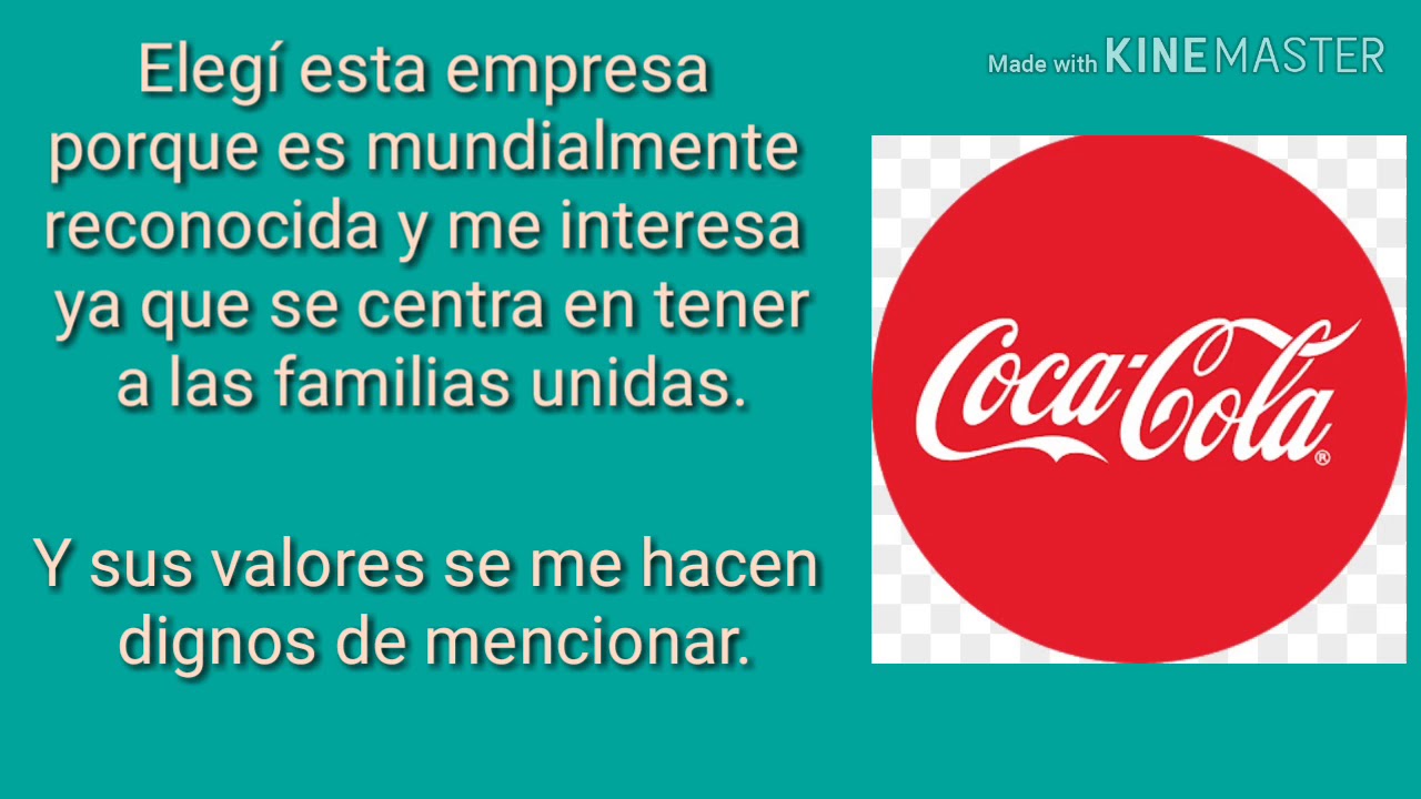Valores que Promueve Coca-Cola