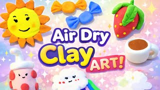 Air Dry Clay Art Ideas 😍| Easy DIY Cute Clay Creations for Kids & Beginners | Satisfying Mini Crafts