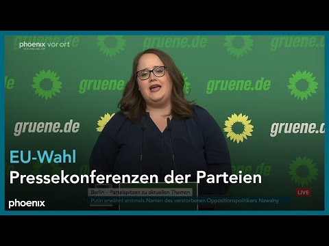Parteipressekonferenzen u. a. zur Europawahl 2024