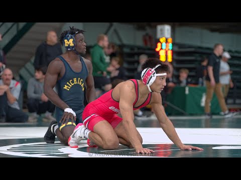 125 – Christian Tanefeu {G} University of Michigan vs. Malik Heinselman {R} Ohio State University