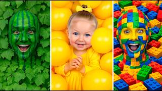 One Color Hide and Seek! A Family Learning Game with Eva 