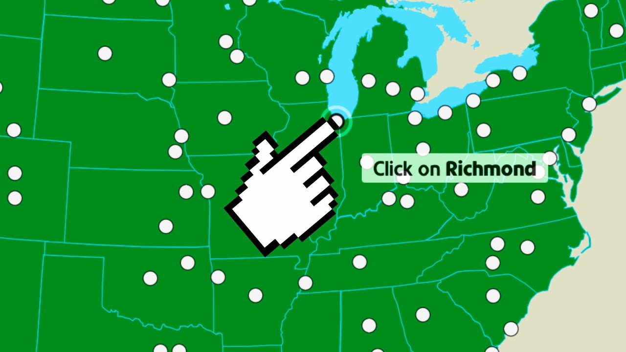 Can a European Guess 105 Difficult US Cities?