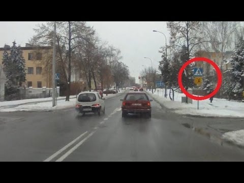 Przejście uczęszczane przez dzieci...