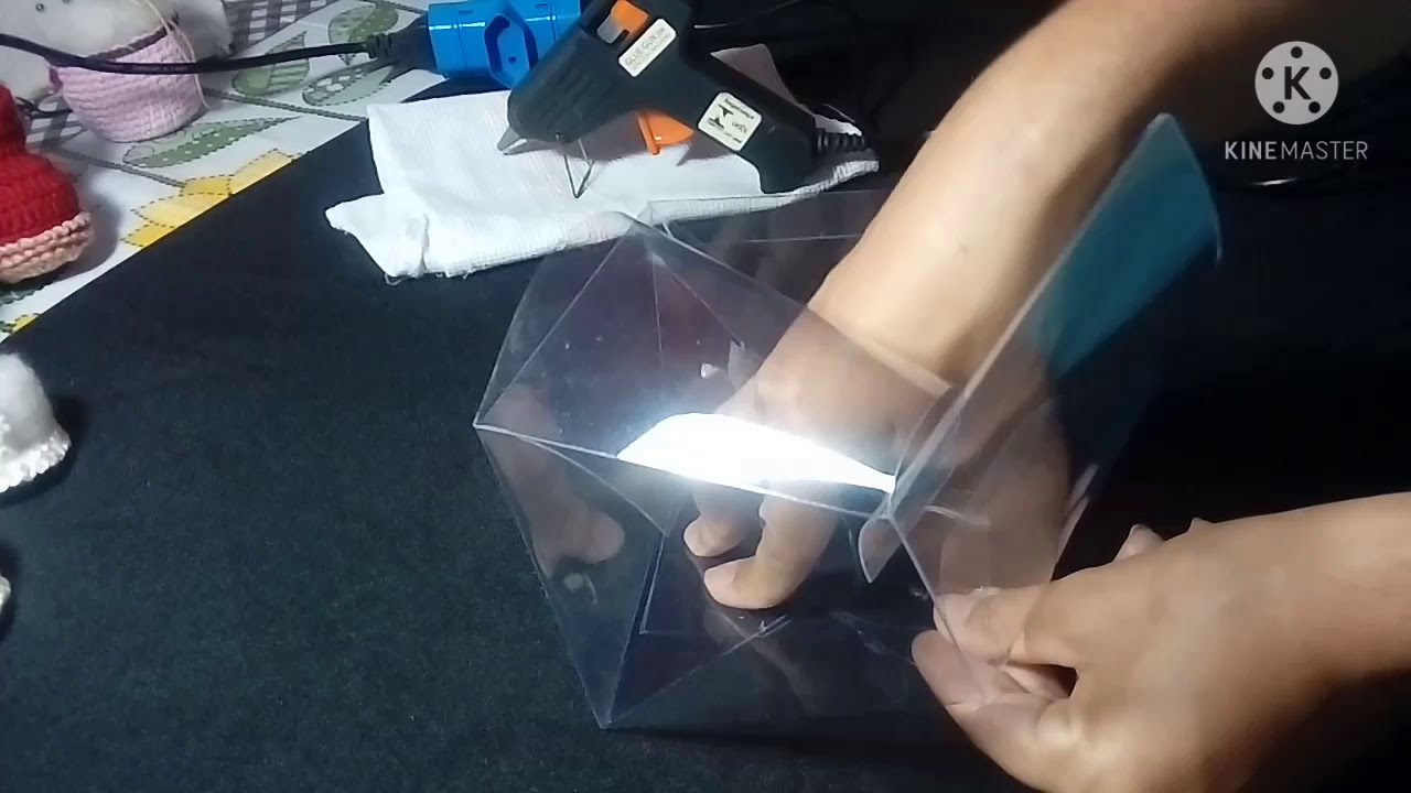 Como faz caixa de acetato