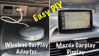 CarABC Wireless CarPlay For Your Mazda 3 (2/3/6/cx3/cx5/mx5).  Works with other wired CarPlay too!