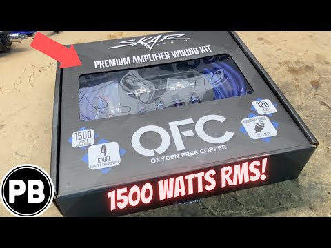 Skar Audio 4 Gauge OFC Amp Kit Unboxing