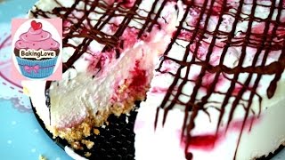 Erfrischende Eistorte mit Knusperboden 🍦 Himbeer-Kokos-Eistorte 🍦 Sommertorte