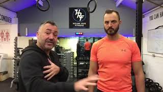 HRF's Movement Specialist, Steve Hollinshead - working his magic on ME!