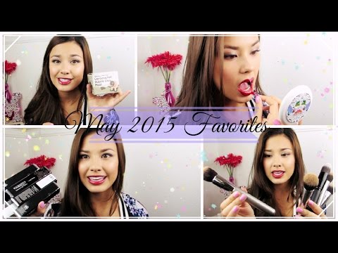 May 2015 Favorites and GIVEAWAY (Closed) ♥ Makeup Brushes, CLIO, Lip Tattoos and More! Video